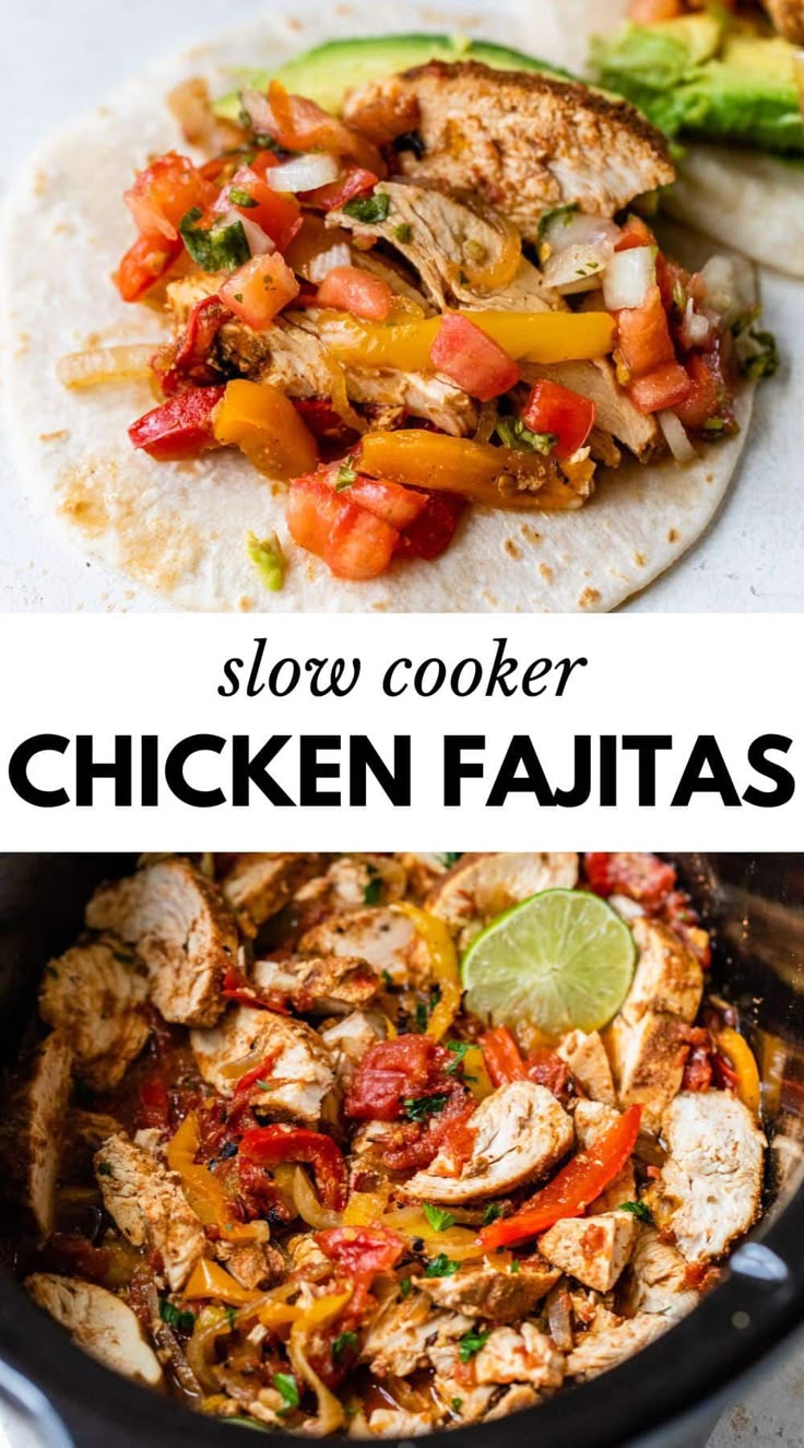 Hands-Off Slow Cooker Chicken Fajitas: Tender & Flavorful